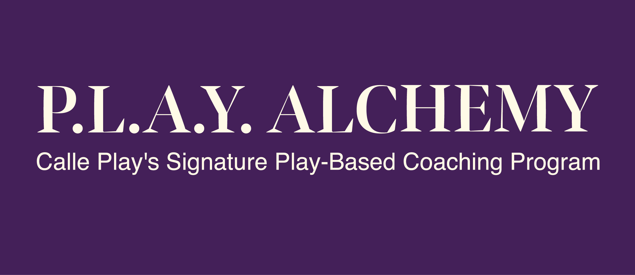 Play Alchemy purple logo.
